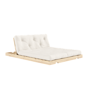 Sofa Rozkładana Karup Design z Materacem 140x200, Naturalna/surowa