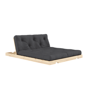 Sofa Rozkładana Karup Design z Materacem 140x200, Ciemnoszara/surowa