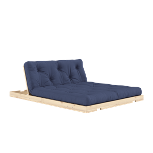 Sofa Rozkładana Karup Design z Materacem 140x200, Granatowa/surowa