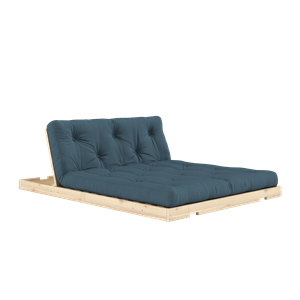 Sofa Rozkładana Karup Design z Materacem 140x200 Petroleum/Surowiec