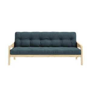 Sofa Karup Design Grab M. 5-warstwowy Materac w Kolorze Benzyny Błękitnej/lakierowany Bezbarwnie