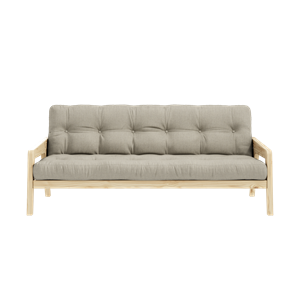 Karup Design Grab Sofa M. 5-warstwowy Materac 914 Len/Lakier Bezbarwny