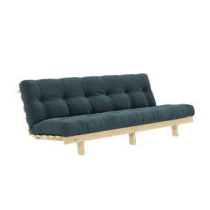 Sofa Karup Design Lean Sofa Z Materacem Alpha 130x200 Jasnoniebieski/Surowy