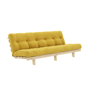 Sofa Rozkładana Lean Karup Design z Materacem Alpha 130x200 Miód/surowy