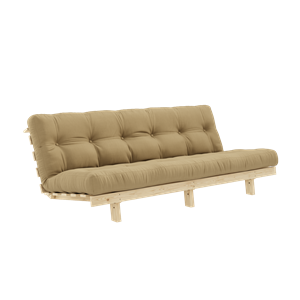 Sofa Karup Design Lean Sofa Z Materacem Alpha 130x200 Pszenny Beżowy/Surowy