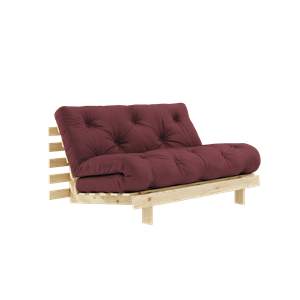 Karup Design Sofa Roots Z Materacem 140x200 710 Bordowy/Sosna