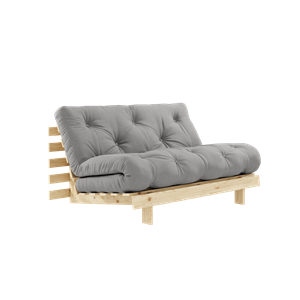 Sofa Rozkładana Karup Design Roots z Materacem 140x200 746 Szara/sosna