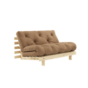 Karup Design Roots Sofa Rozkładana z Materacem 140x200 755 Mocca/sosna