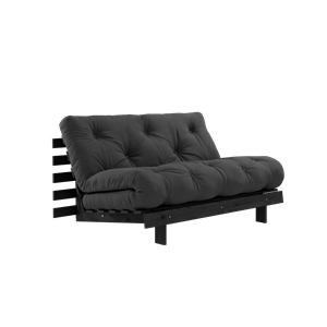 Karup Design Roots Sofa Rozkładana z Materacem 140x200 734 Ciemnoszary/ Czarny Sosna