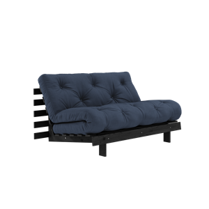 Karup Design Sofa Rozkładana Roots Z Materacem Roots 140x200 Granatowo-Czarny Lakierowany