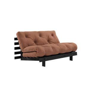 Karup Design Sofa Roots Z Materacem Roots 140x200 Glina Brązowa/Czarna Lakierowana