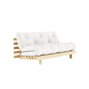 Sofa Rozkładana z Materacem Karup Design Roots 160x200 701 Naturalna/Sosna