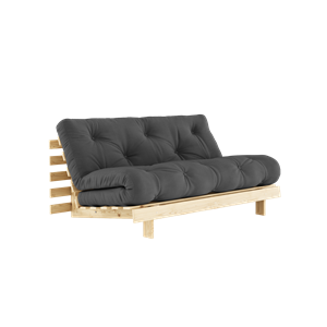 Karup Design Roots Sofa Rozkładana z Materacem 160x200 734 Ciemnoszary/Sosna