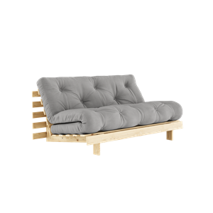 Sofa Rozkładana Karup Design Roots z Materacem 160x200 746 Szara/sosna
