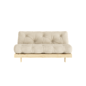 Sofa Rozkładana Z Materacem Karup Design Roots 160x200 747 Beżowy/Sosna