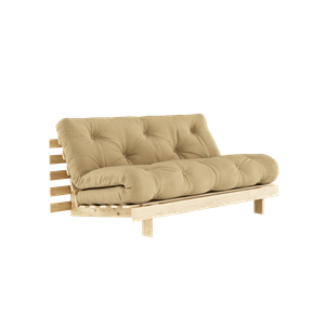 Karup Design Roots Sofa Rozkładana z Materacem 160x200 758 Pszenny Beżowy/ Sosna