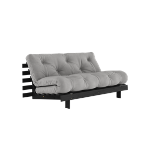 Sofa Rozkładana Karup Design Roots z Materacem Roots 160x200 Szary/czarny Lakier