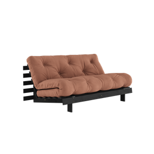 Karup Design Sofa Roots Z Materacem Roots 160x200 Glina Brązowa/Czarna Lakierowana