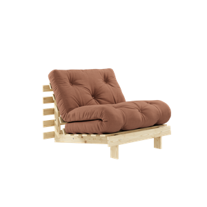 Karup Design Roots Sofa Rozkładana z Materacem 90x200 759 Clay Brown/Pine
