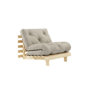Karup Design Roots Sofa Rozkładana z Materacem 90x200 914 Len/Sosna