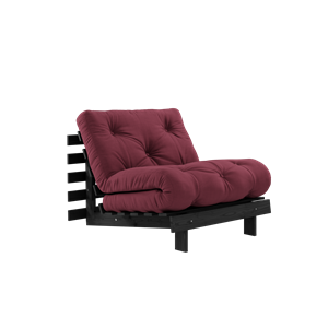 Karup Design Roots Sofa Rozkładana z Materacem 90x200 Czarna Noc/Bordeaux