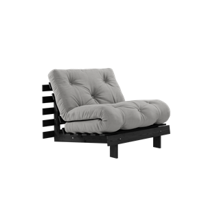 Karup Design Roots Sofa Rozkładana z Materacem 90x200 Czarna Nocna/ Szary