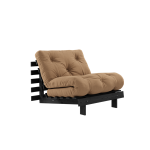 Karup Design Roots Sofa Rozkładana z Materacem 90x200 Czarna Night/Mocca