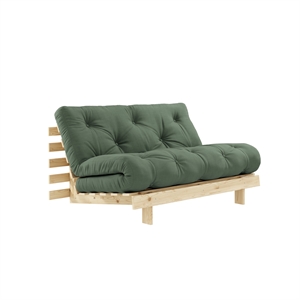 Sofa Rozkładana Karup Roots 140x200 Raw/756 Olive Green