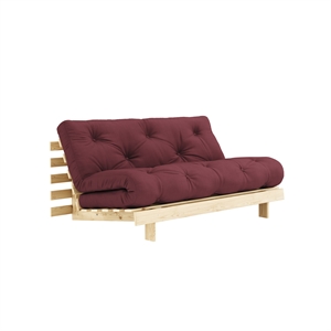 Sofa Rozkładana Karup Roots 160x200 Raw/710 Bordeaux