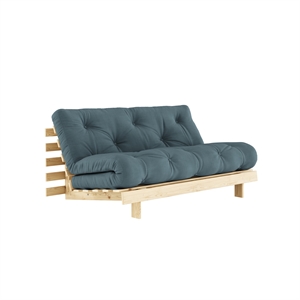 Sofa Rozkładana Karup Roots 160x200 Raw/757 Petrol Blue