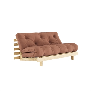 Sofa Rozkładana Karup Roots 160x200 Surowy/759 Gliniany Brąz