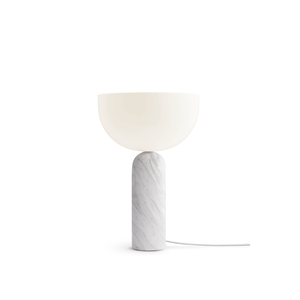NEW WORKS Kizu Lampa Stołowa Biały Marmur Duża