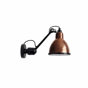 Lampe Gras N304 XL Lampa Zewnętrzna Czarna Matowa i Surowa Miedź