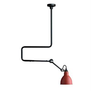 Lampe Gras N312 Lampa Sufitowa Czarna Matowa i Czerwona