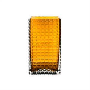 Louise Roe City Hurricane Tealight Holder Bursztynowy