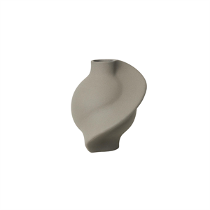 Wazon ceramiczny Louise Roe Pirout 01 w kolorze piaskowanym szarym