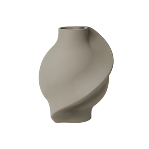 Wazon ceramiczny Louise Roe Pirout 02 w kolorze piaskowanym szarym