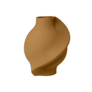 Wazon ceramiczny Louise Roe Pirout 02 w kolorze ochry szlifowanej