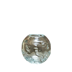 Louise Roe SR Vintage Glass Vase Przezroczysty