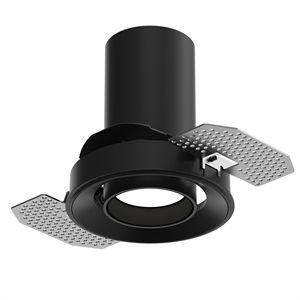 Lampa sufitowa wpuszczana Louis Poulsen LP 51 Trimless 3000K i włącznik/wyłącznik Czarny