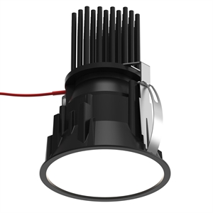 Lampa sufitowa wpuszczana Louis Poulsen LP70 Ø8 6,5 W 3000 K i Dali Czarny