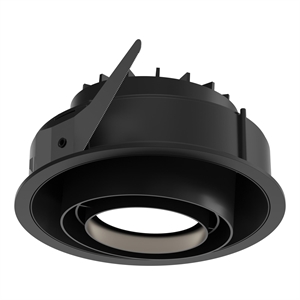 Lampa sufitowa Louis Poulsen LP70 półwpuszczana Ø10,5 3000K z funkcją włącz/wyłącz, Czarny