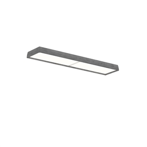 Lampa sufitowa Louis Poulsen LP Slim z dyfuzorem opalowym 3000K i ciemnoszarym Aluminiowy Dali