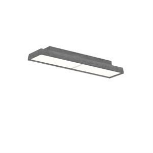 Lampa Ścienna/ Lampa Sufitowa Louis Poulsen LP Slim 3000K i Dali Dark Raw Aluminiowy
