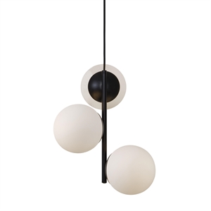 Nordlux Lilly Lampa wisząca Opalowa/ Czarny
