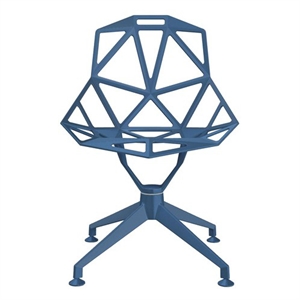 Magis Chair One 4-gwiazdkowe Krzesło Stołowe Adapta Niebieski