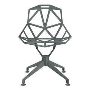 Magis Chair One 4-gwiazdkowe Krzesło do Jadalni Adapta Szary Zielony