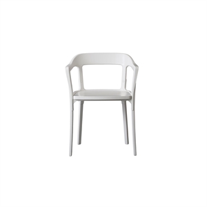 Krzesło do Jadalni Magis Steelwood, Biały