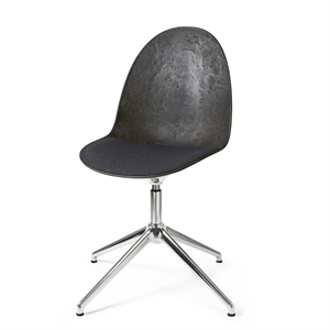 Obrotowe Krzesło do Jadalni Mater Eternity Aluminiowy M. Siedzisko Tapicerowane 198 Szary