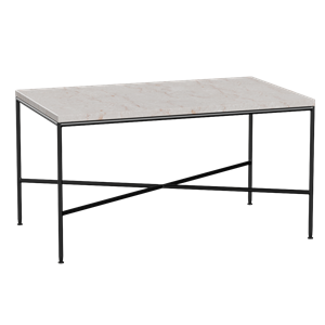 Stolik Kawowy Fritz Hansen Planner 75x45 cm Kremowy/ Czarny